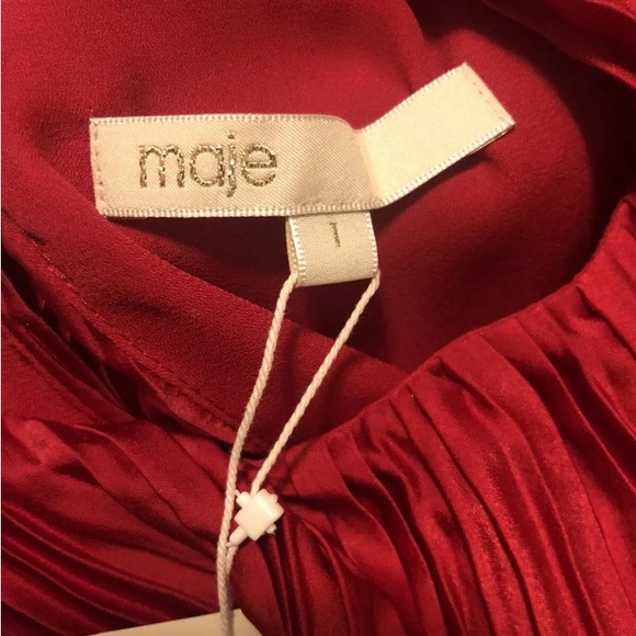 Brand new Maje dress sleeveless red - Picture 3 of 7